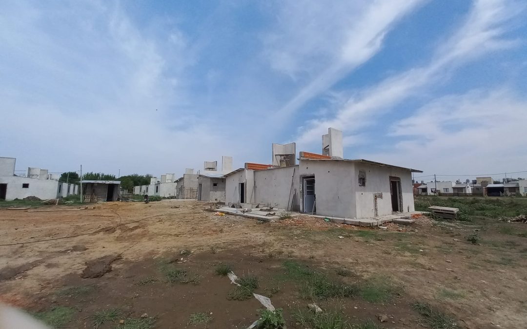 Avanza la construcción de viviendas en Villa del Rosario