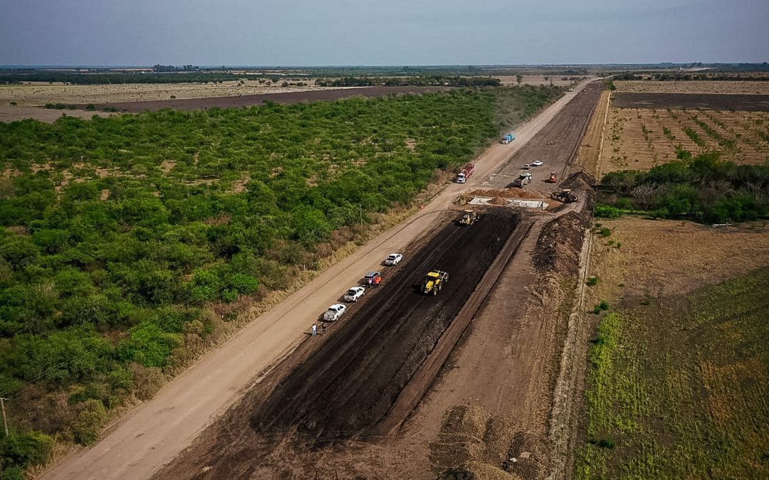 Avanzan los trabajos previos a la pavimentación en la ruta provincial Nº 20 departamento Villaguay