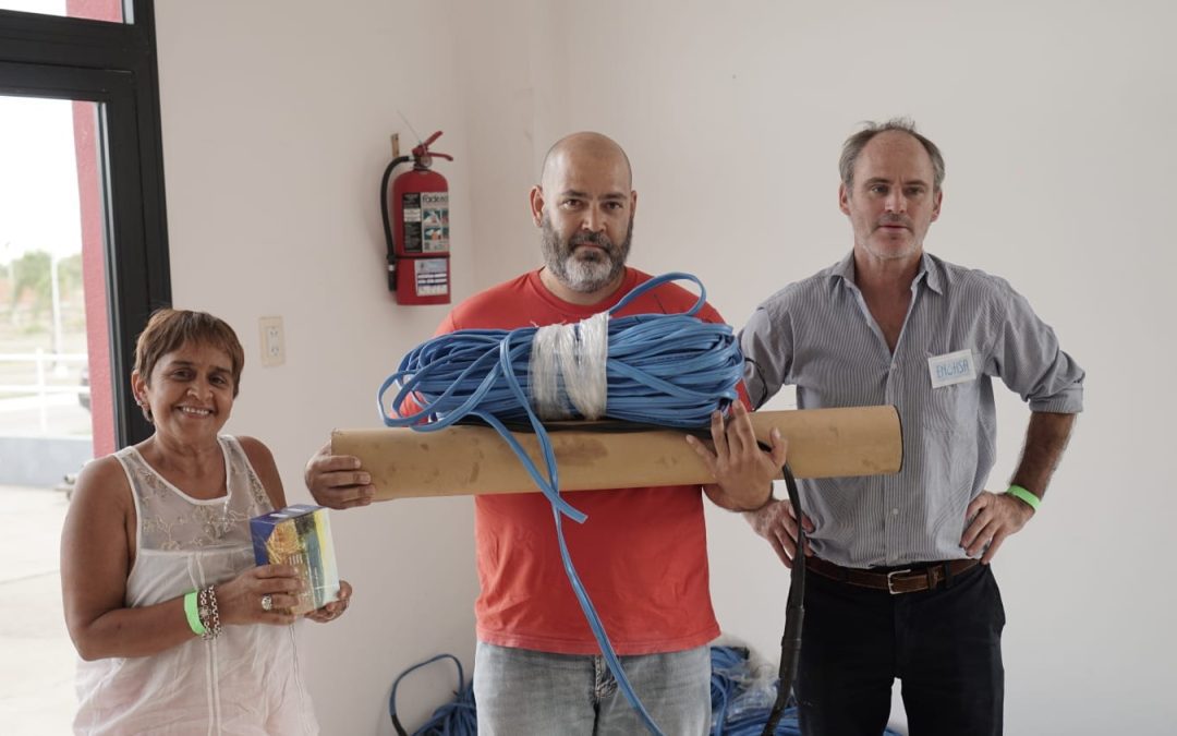 La Junta de Gobierno de San Ramón recibió una electrobomba sumergible para mejorar el servicio de agua potable