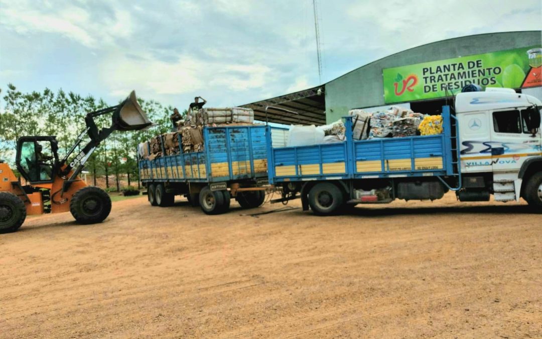 El Municipio de Villa del Rosario volvió a comercializar material reciclable