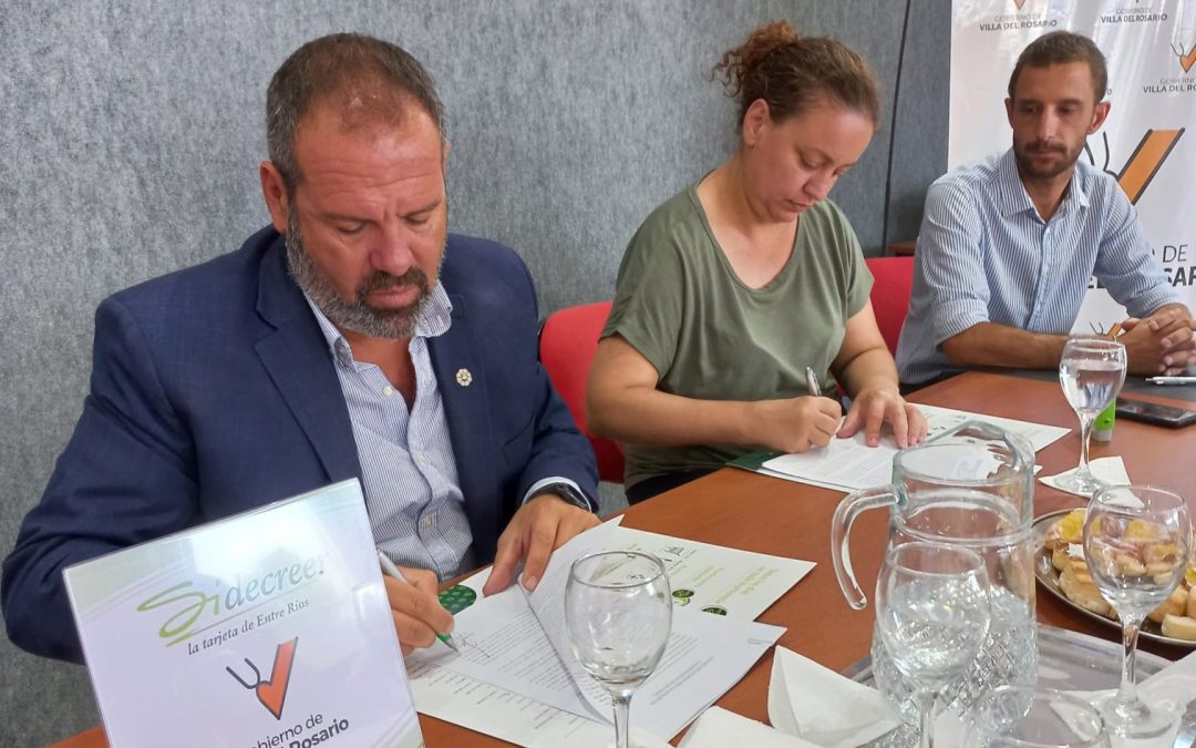 El Municipio de Villa del Rosario firmó un convenio con Sidecreer