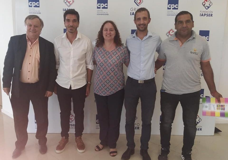 La intendente Perini y funcionarios municipales participaron de la presentación de las políticas deportivas del gobierno entrerriano