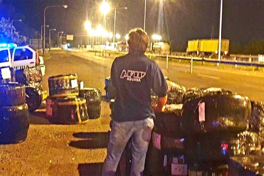 Aduana secuestró 700 neumáticos de contrabando en la Autovía 14