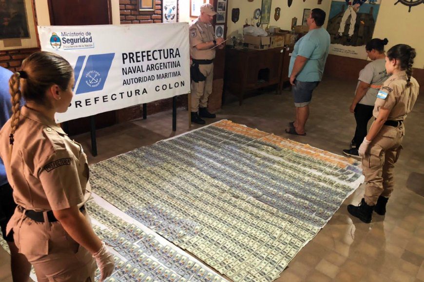 Incautaron divisas por un valor de 20 millones de pesos: Ocurrió en el río Uruguay