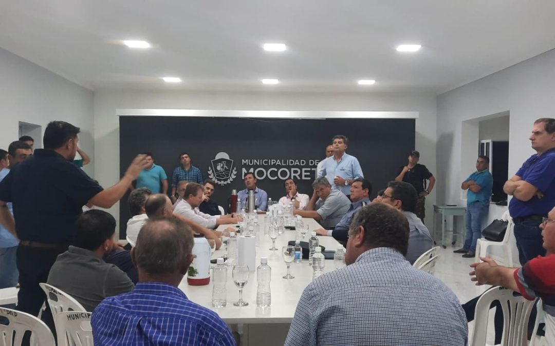 Reclamos por la inseguridad: Vecinos de Mocoretá se reunieron con el ministro de Seguridad y el jefe de la Policía de Corrientes