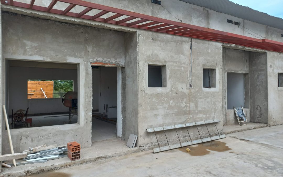 Continúan las obras en el nuevo Espacio de Primera Infancia de Villa del Rosario