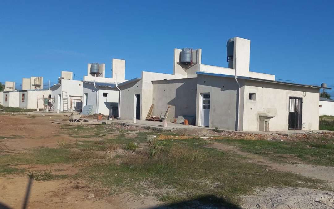 Avanzan las obras en las 16 viviendas del IAPV que se construyen en Villa del Rosario