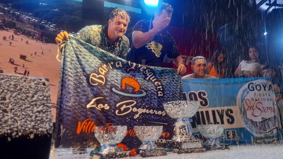 Pescadores de Villa del Rosario obtuvieron el 3° puesto en la Fiesta Nacional del Surubí en Goya