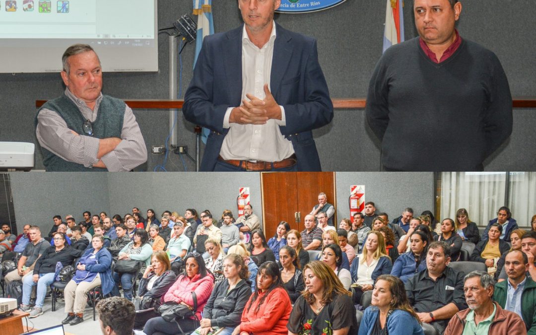 CAFESG, Departamental de Escuelas y Arquitectura capacitan a ordenanzas en aspectos relacionados al mantenimiento de los establecimientos educativos