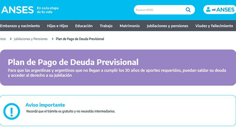 Moratoria previsional: fijaron los límites para acceder al plan de pagos