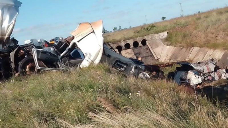 Dos muertos tras impresionante choque en la ruta 14: una de las víctimas es de Entre Ríos