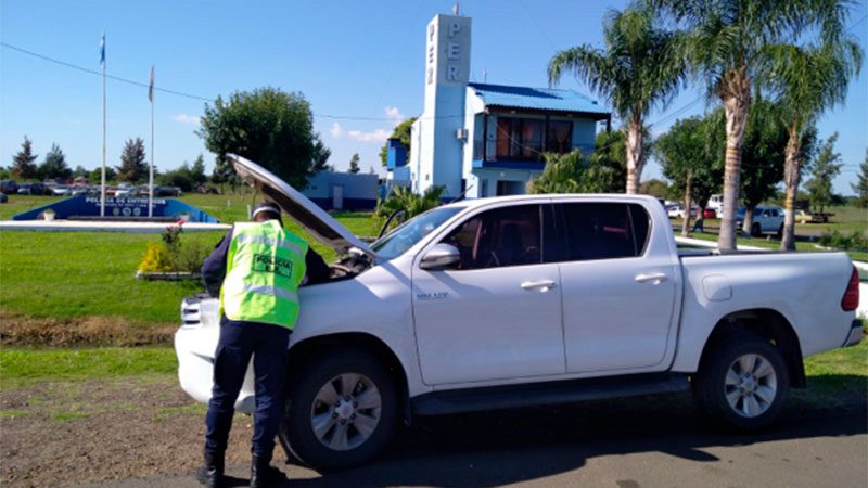Secuestraron una camioneta con documentación adulterada cerca de Chajarí