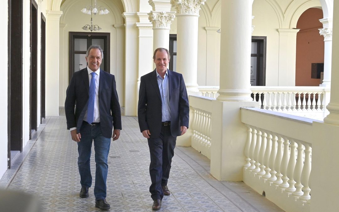 Scioli: “Mi gran coincidencia con el gobernador Bordet es que el camino es producir, exportar y ser más competitivos”