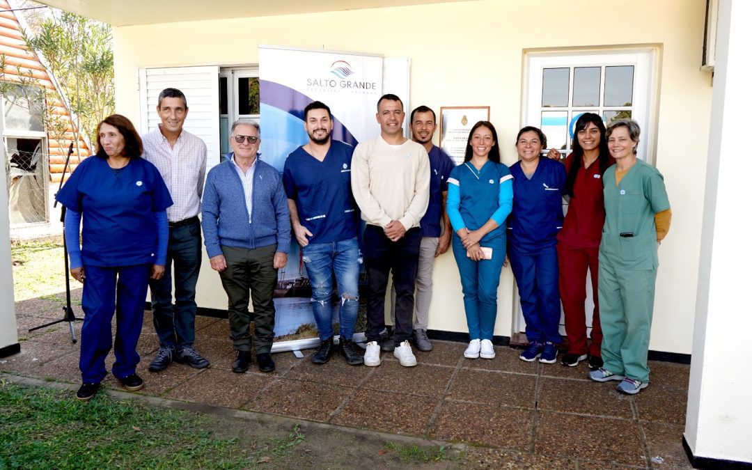 Salto Grande inauguró la puesta en valor del Centro de Salud de Nueva Escocia