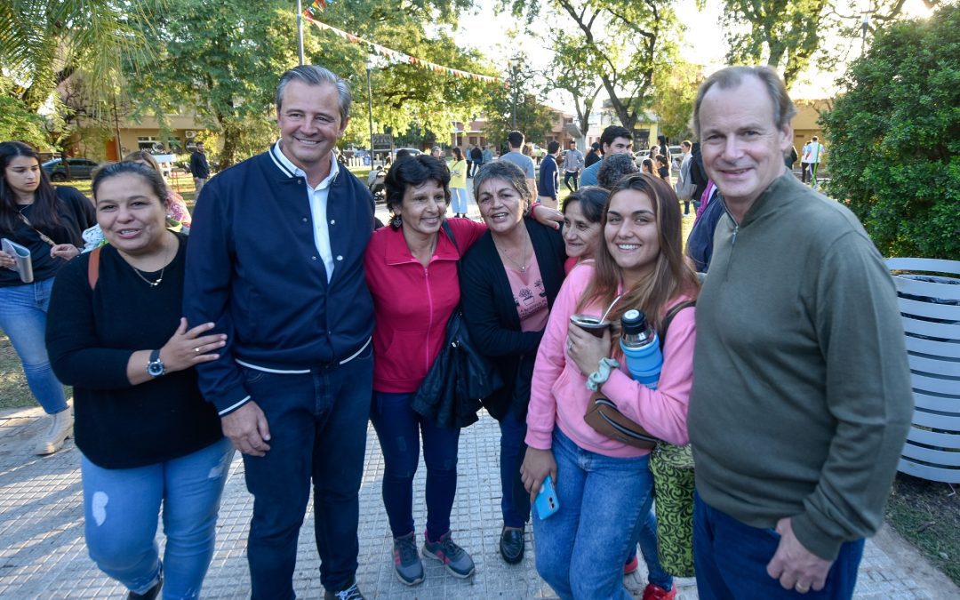 Desde Paraná, Bordet convocó a los vecinos a cuidar las obras en los espacios públicos
