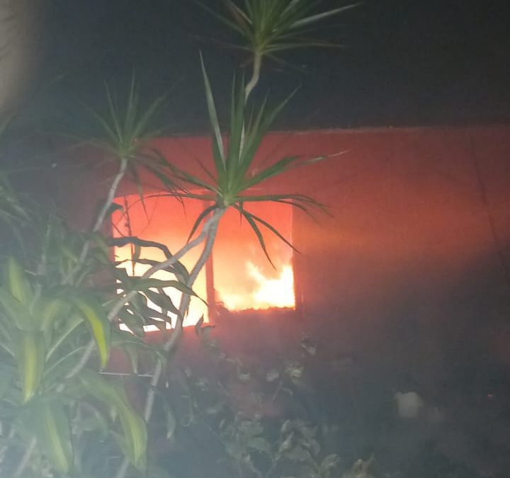 Se produjo un incendio en una vivienda en pleno centro de Chajarí