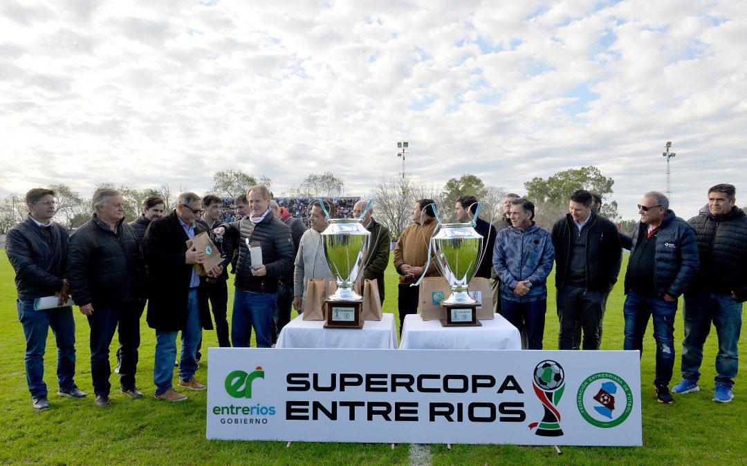 El gobernador Bordet inauguró una cancha infanto-juvenil en el marco de la final de la Copa Entre Ríos