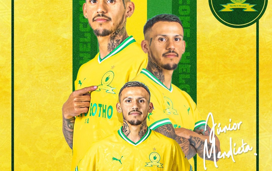 «Nuestra última estrella sudamericana», así recibieron a Junior Mendieta en el Mamelodi de Sudáfrica