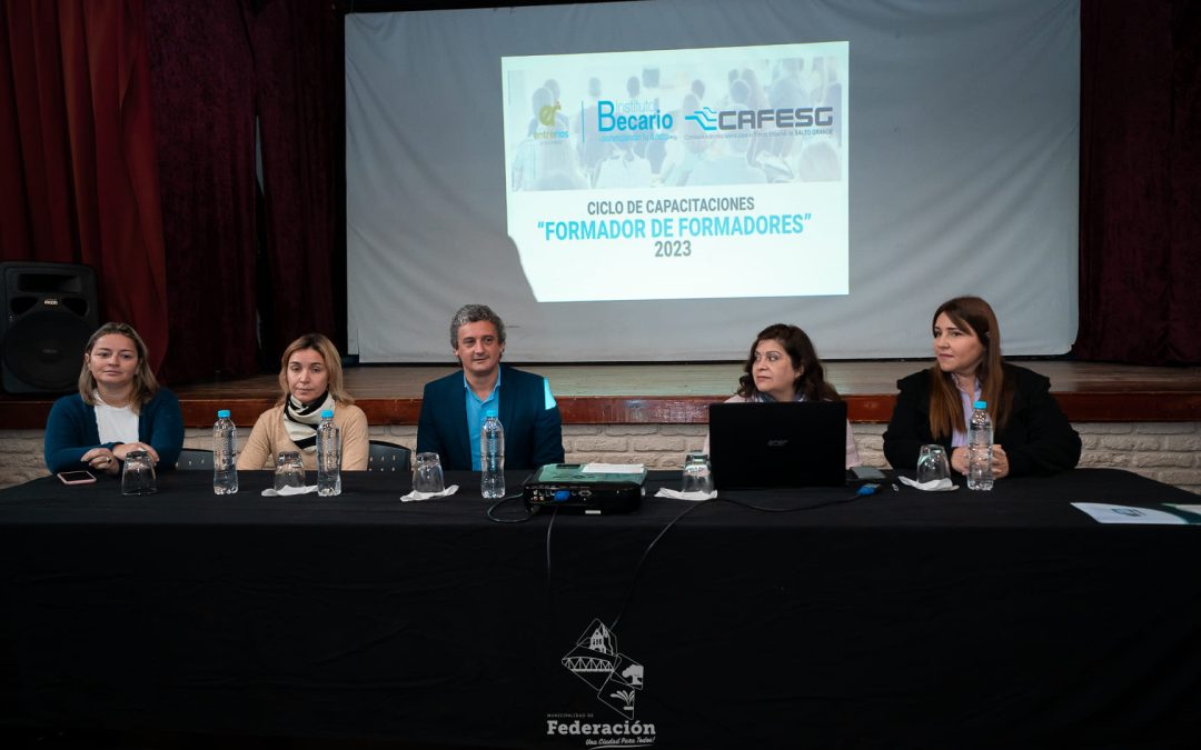 CAFESG y el Instituto Becario lanzaron el programa “Formador de Formadores” 2023 en Federación