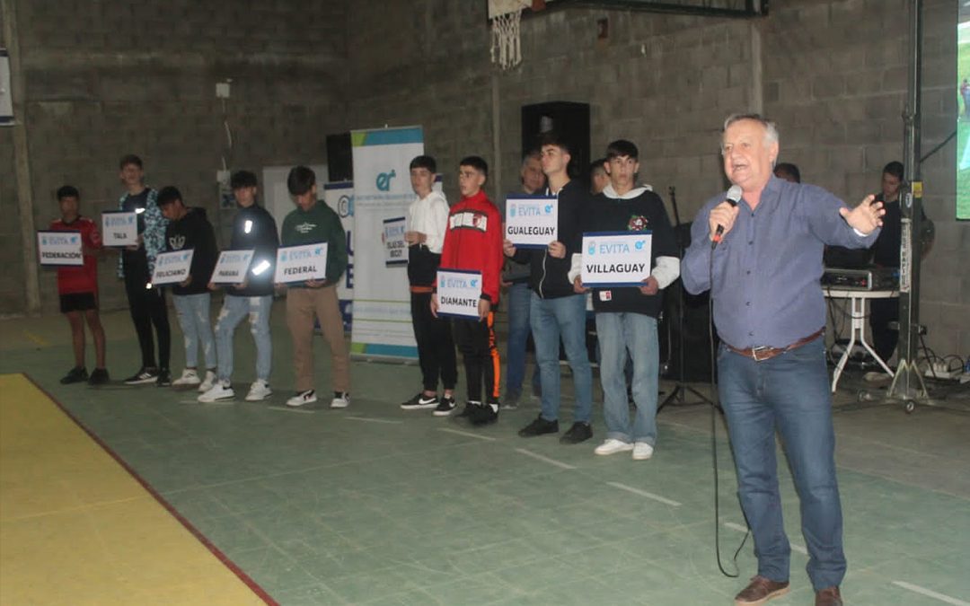 En Federación se desarrollan las finales provinciales de los Juegos Evita en fútbol