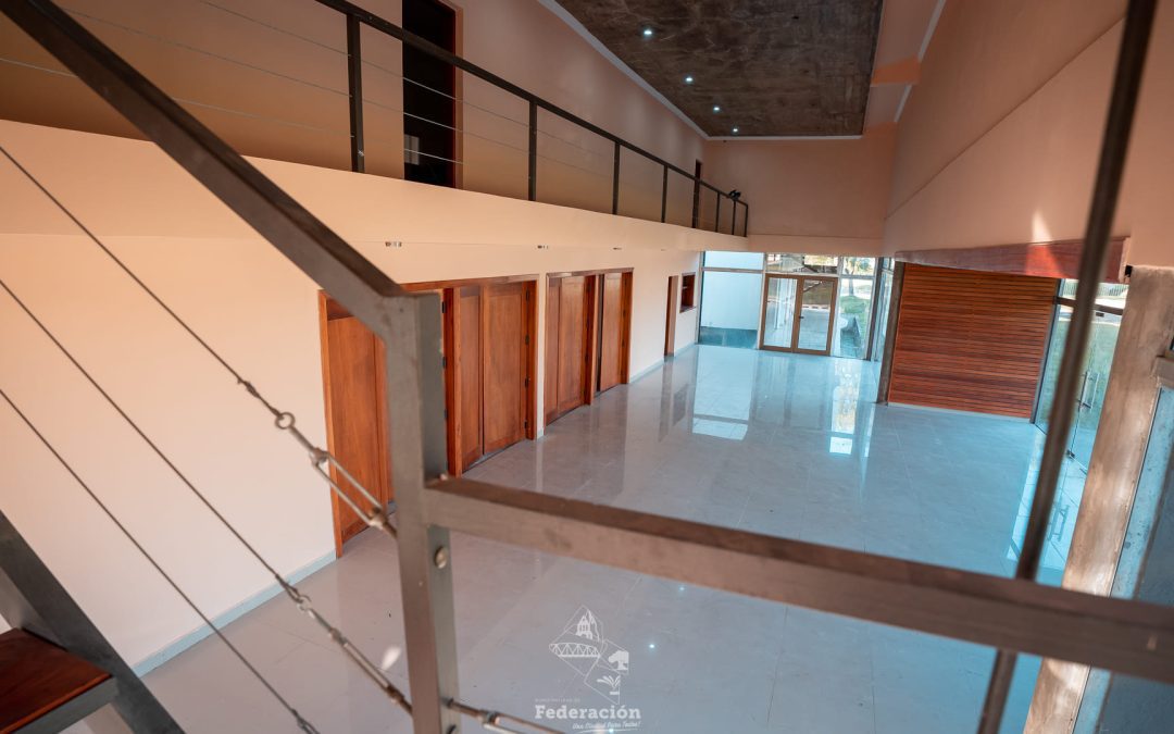 El Municipio de Federación recibió nuevo equipamiento para la obra del Auditórium