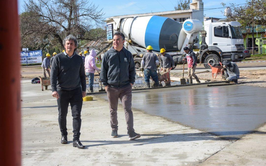 Bravo recorrió obras en el hospital local y reiteró la incorporación de equipamiento y profesionales