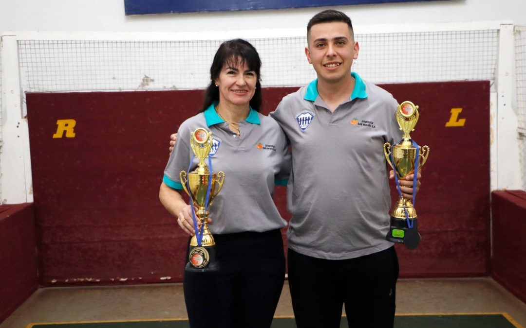 Silvia Cornaló y Juan Dalzotto son los campeones del torneo de bochas de la VII Fiesta Provincial de las Mandarinas