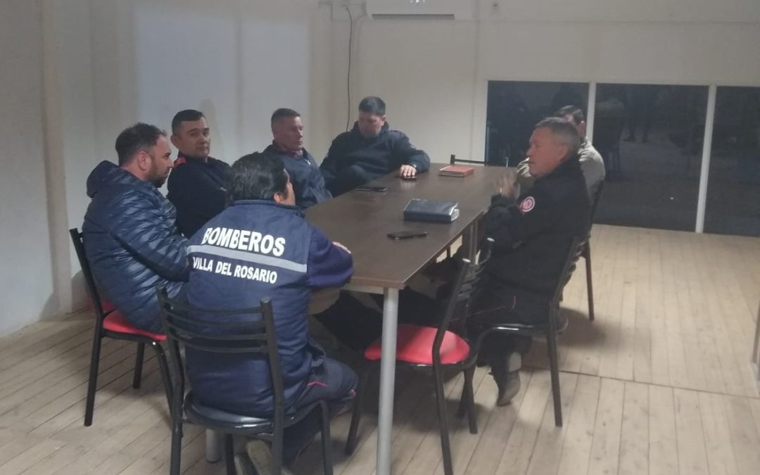 Bomberos de Villa del Rosario presente en reuniones de la Regional 5 y la Federación Entrerriana