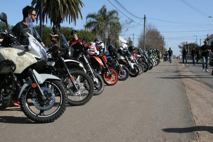 Se realizó un Encuentro de Motos en Villa del Rosario