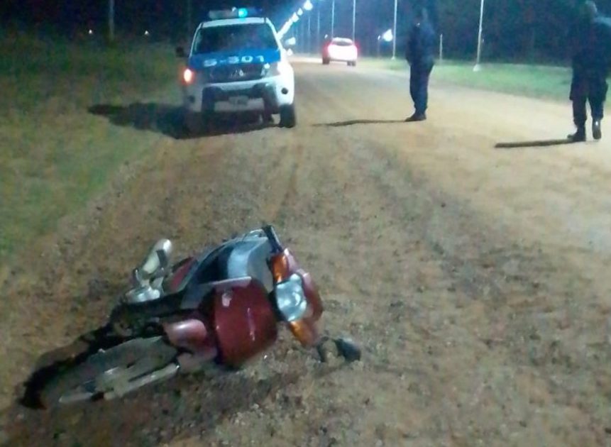 Dos mujeres fueron hospitalizadas tras accidentarse en moto en Chajarí