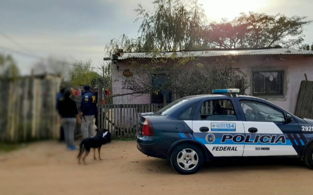 Allanaron un kiosco por venta de droga y detuvieron a una mujer en Concordia