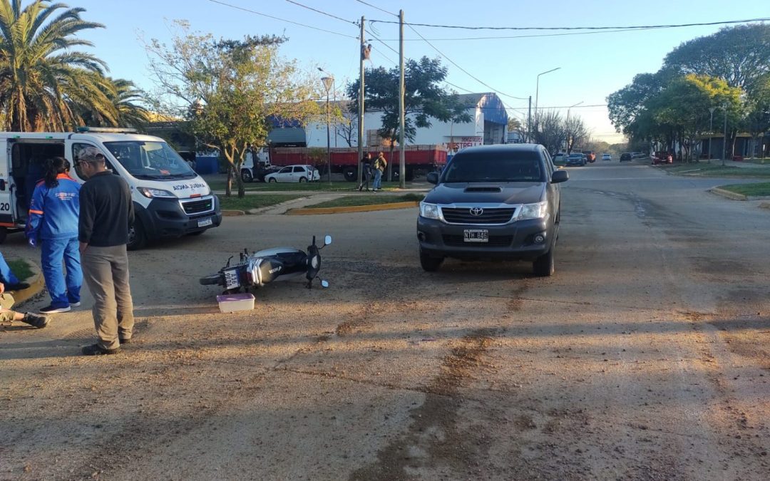 Otro motociclista fue hospitalizado tras un nuevo choque en Chajarí