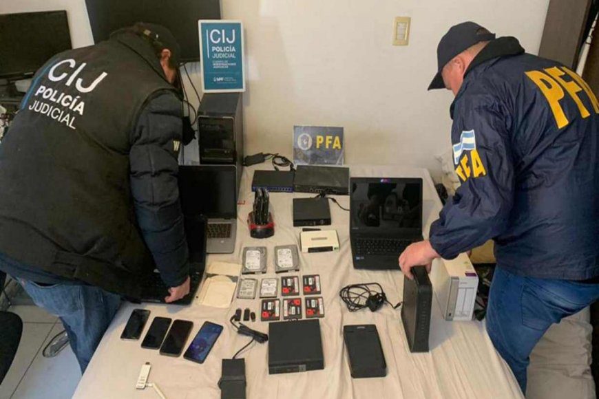 Allanamientos simultáneos en 17 provincias y siete países por pornografía infantil: los operativos en Entre Ríos