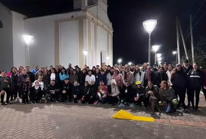 Miles de fieles de Villa del Rosario y la región peregrinaron hacia Federación