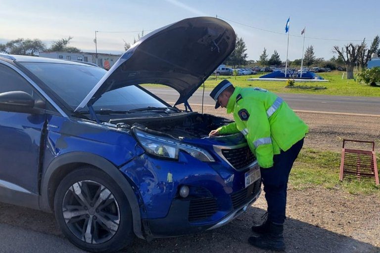 Autovía 14: Un auto fue secuestrado en Paso Cerrito por irregularidades en la documentación