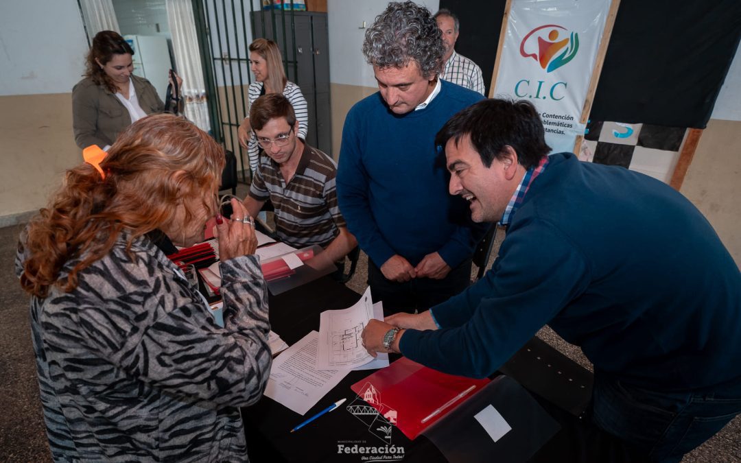 Firmaron actas de acuerdo para el traslado definitivo de vecinos del ex emplazamiento de Federación