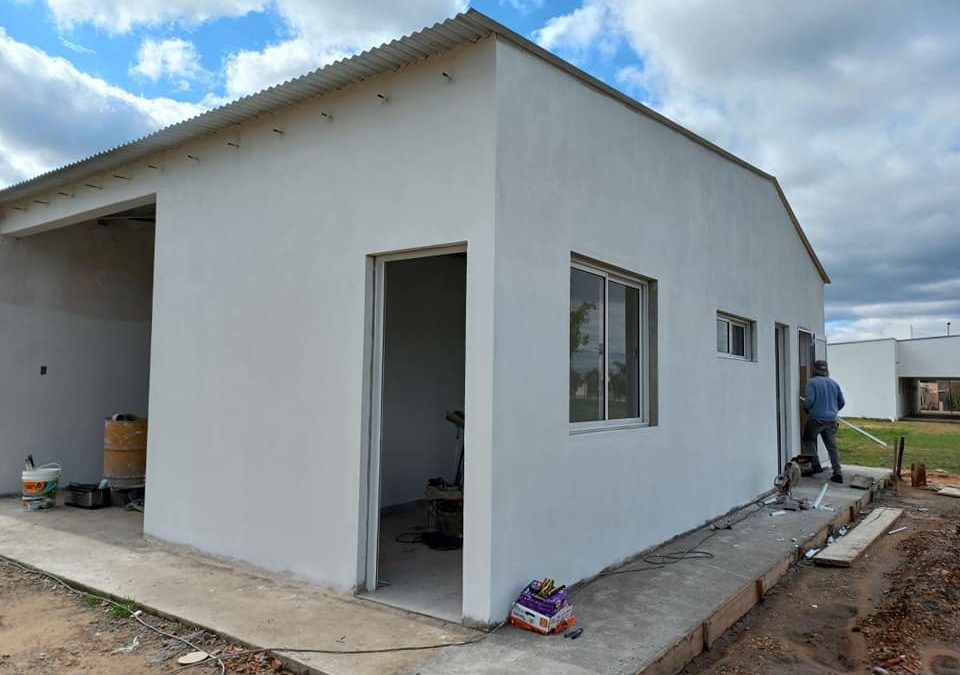 Avanzan las obras de ampliación edilicia en el CIC de Villa del Rosario