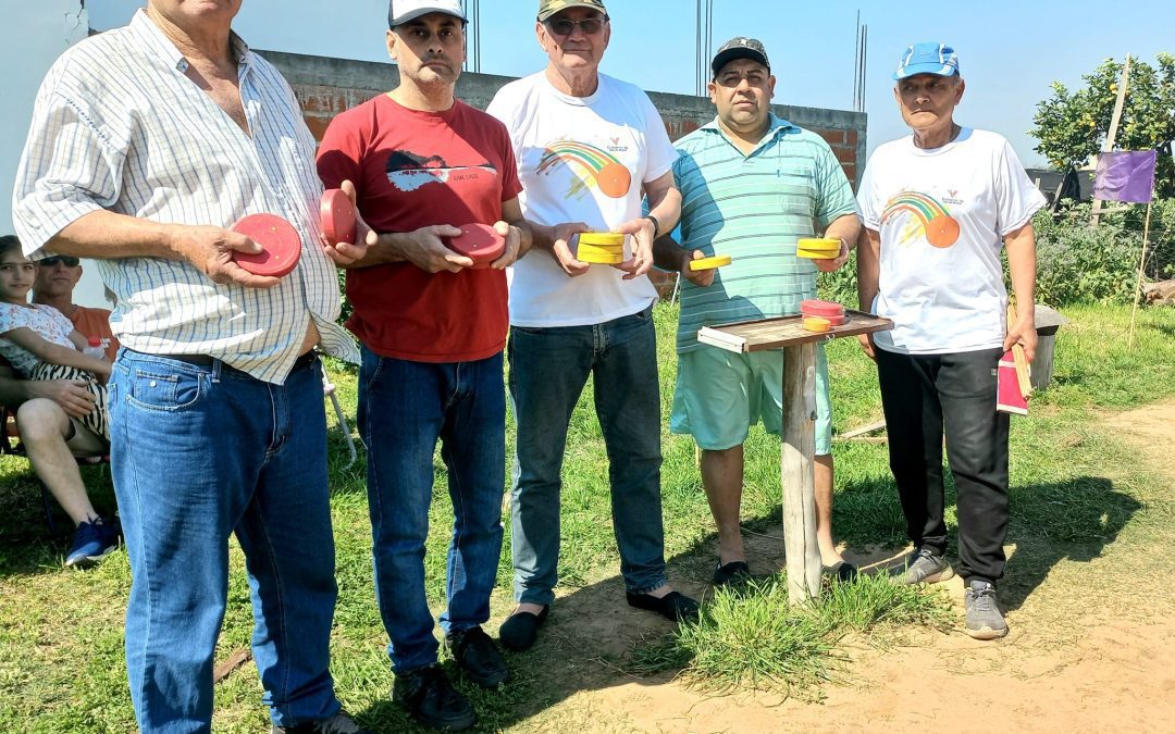 Con 14 dúos, se realizó con éxito el torneo de tejo por el 140° aniversario de Villa del Rosario