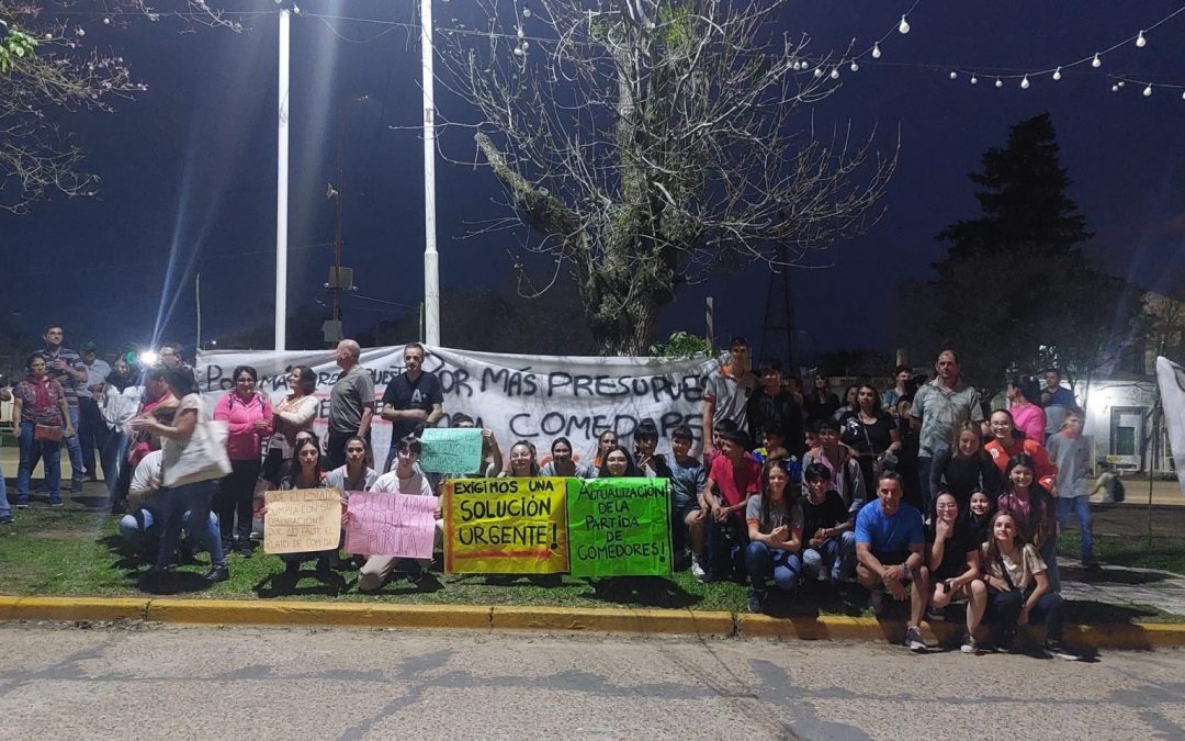 Estudiantes reclamaron por más presupuesto para los comedores escolares en Chajarí