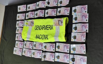 Gendarmería Concordia detectó que hombre circulaba con 1700 libras esterlinas sin poder justificar