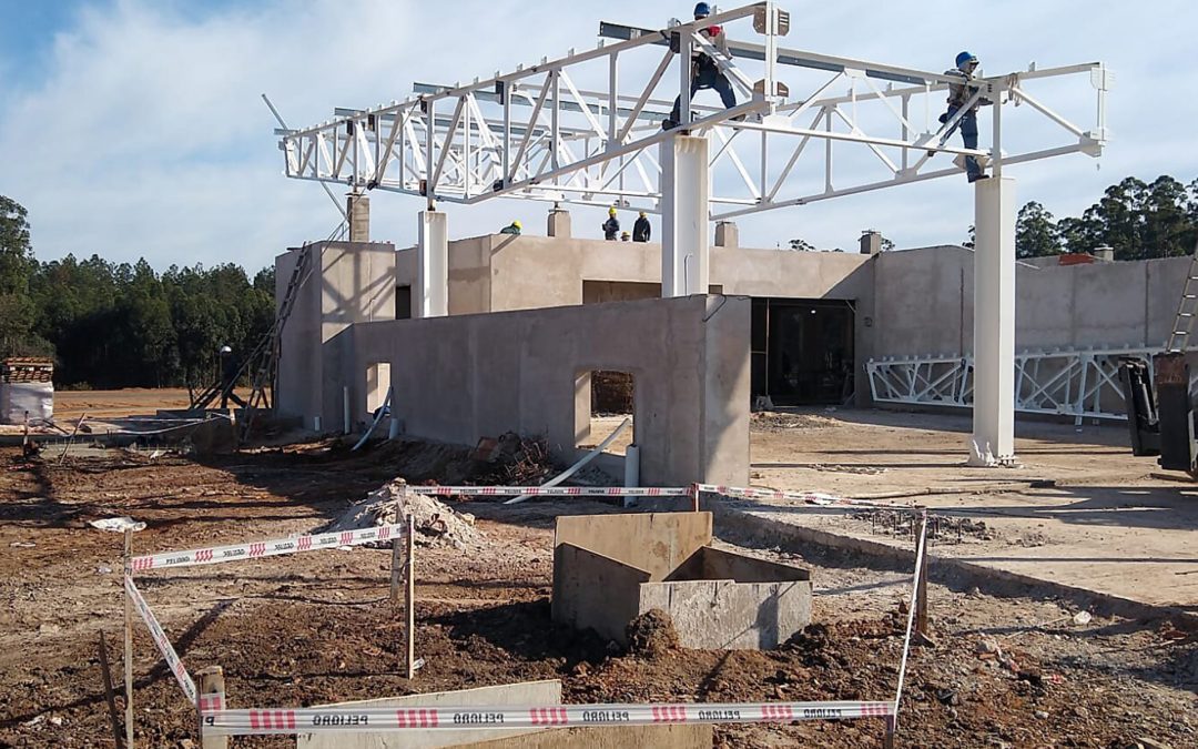 La obra del Aeropuerto de Concordia avanza con la nueva terminal y balizamiento de la pista