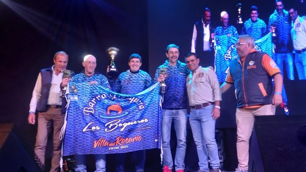 Pescadores de la barra «Los Bogueros» de Villa del Rosario obtuvieron importante premio en Goya