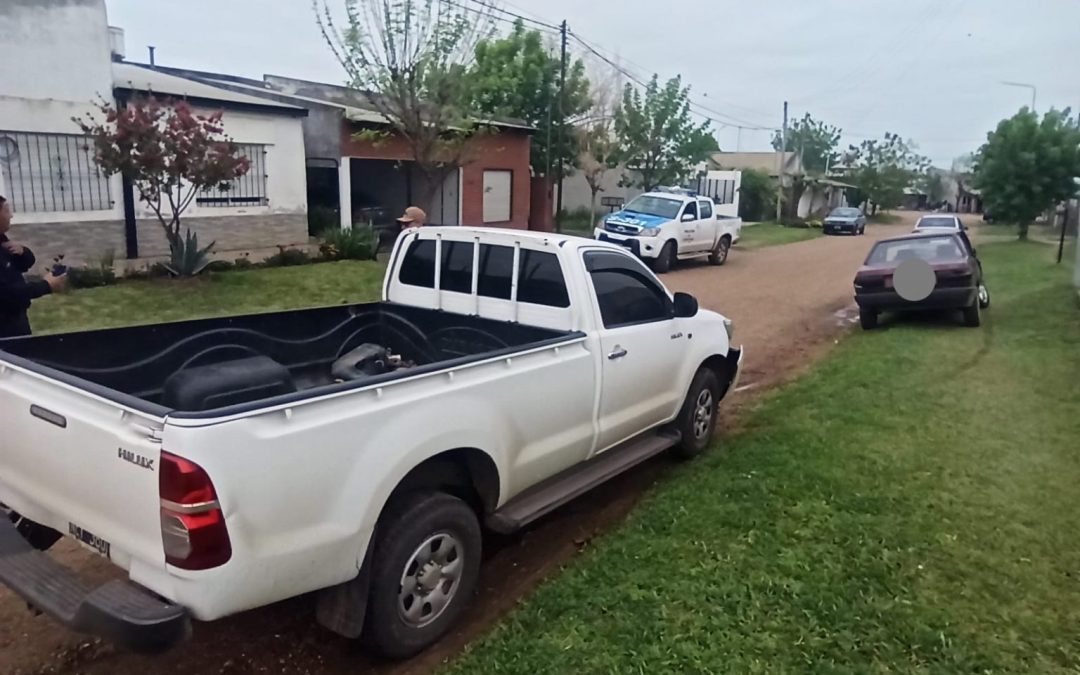 Una mujer fue hospitalizada tras el choque entre una camioneta y un auto en Chajarí