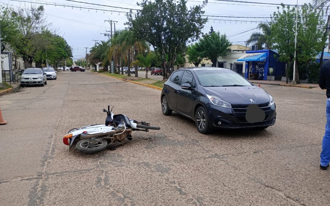 Otra motociclista fue hospitalizada tras un nuevo choque en Chajarí