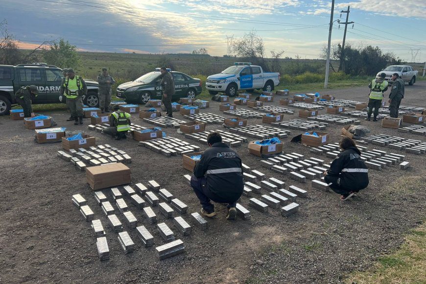 Interceptaron a camión que transportaba una carga de cigarrillos valuada en más de $10 millones
