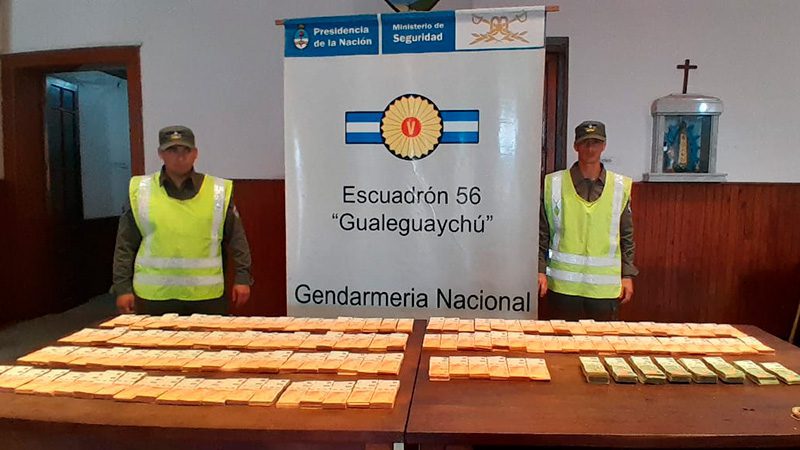 Incautaron más de $13 millones a camionero en la Autovía 14
