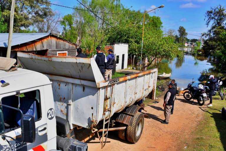 En Concordia ya son casi 300 las familias desplazadas por la actual creciente