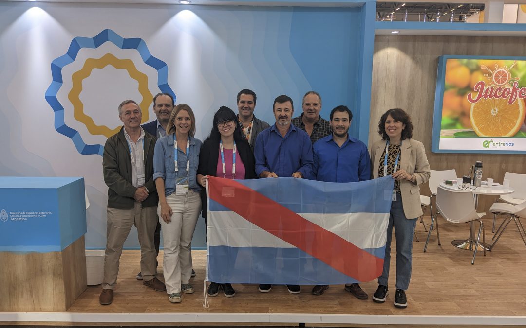 Jucofer y otras firmas entrerrianas participaron de la feria de alimentos y bebidas ANUGA 2023