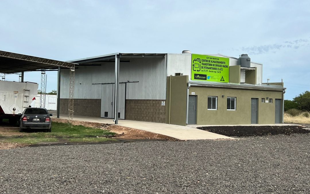 En Entre Ríos hay instalados ocho Centros de Acopio Transitorio de envases vacíos de fitosanitarios: uno está en el departamento Federación