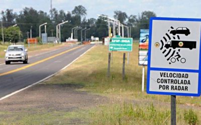 Las multas por excesos de velocidad en rutas de Entre Ríos superan los 650 mil pesos